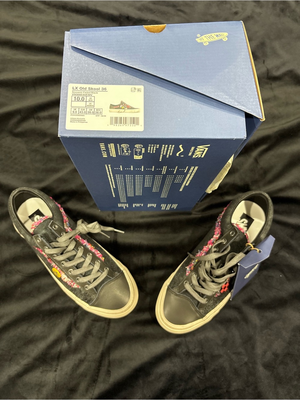 Vans Black Souvenir Pack Black And Pink Distressed - Picture 5 of 6